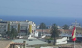 Views to the beach at Caleta de Velez