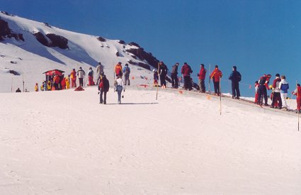 the ski resort of sierra nevada in andalucia